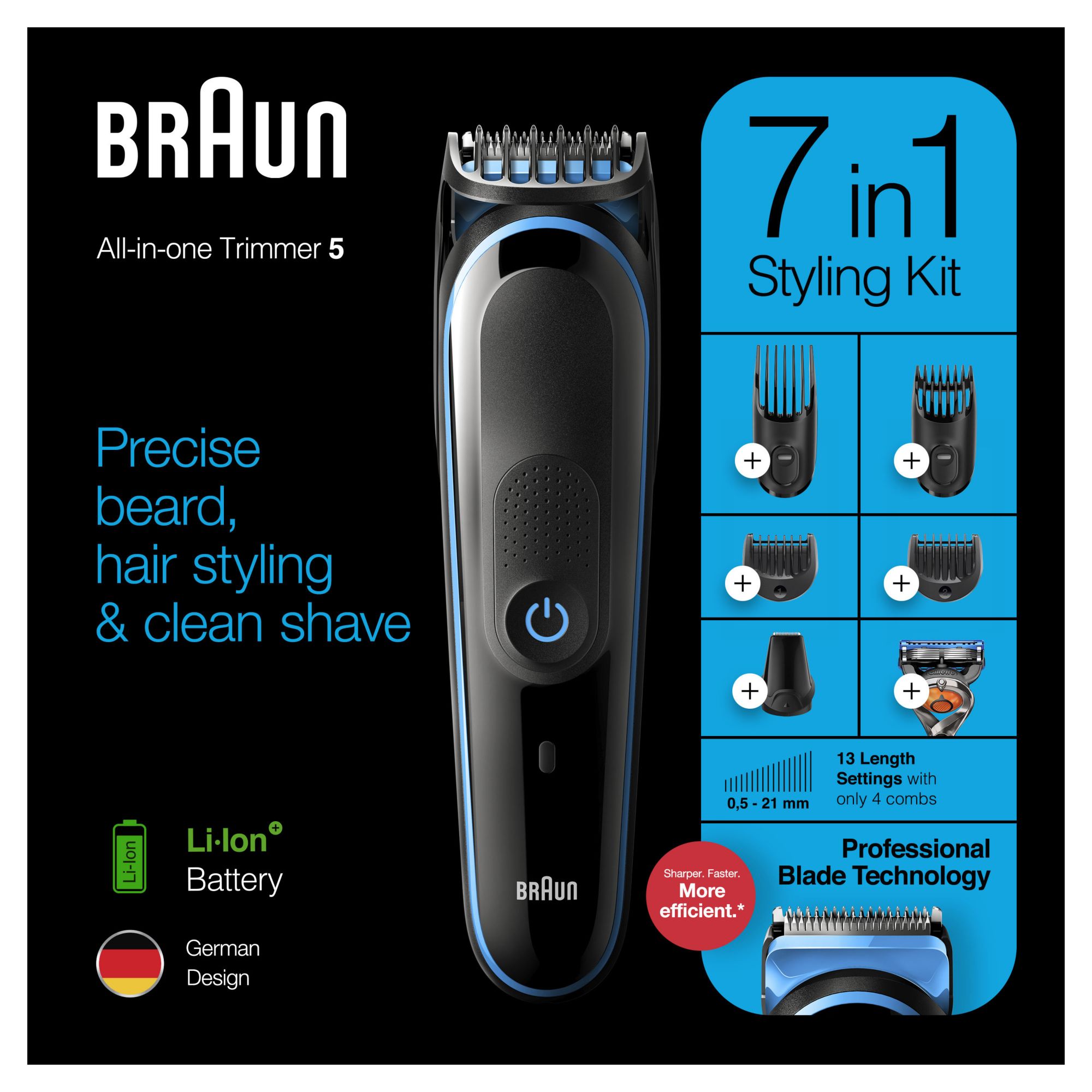 beard trimmer braun