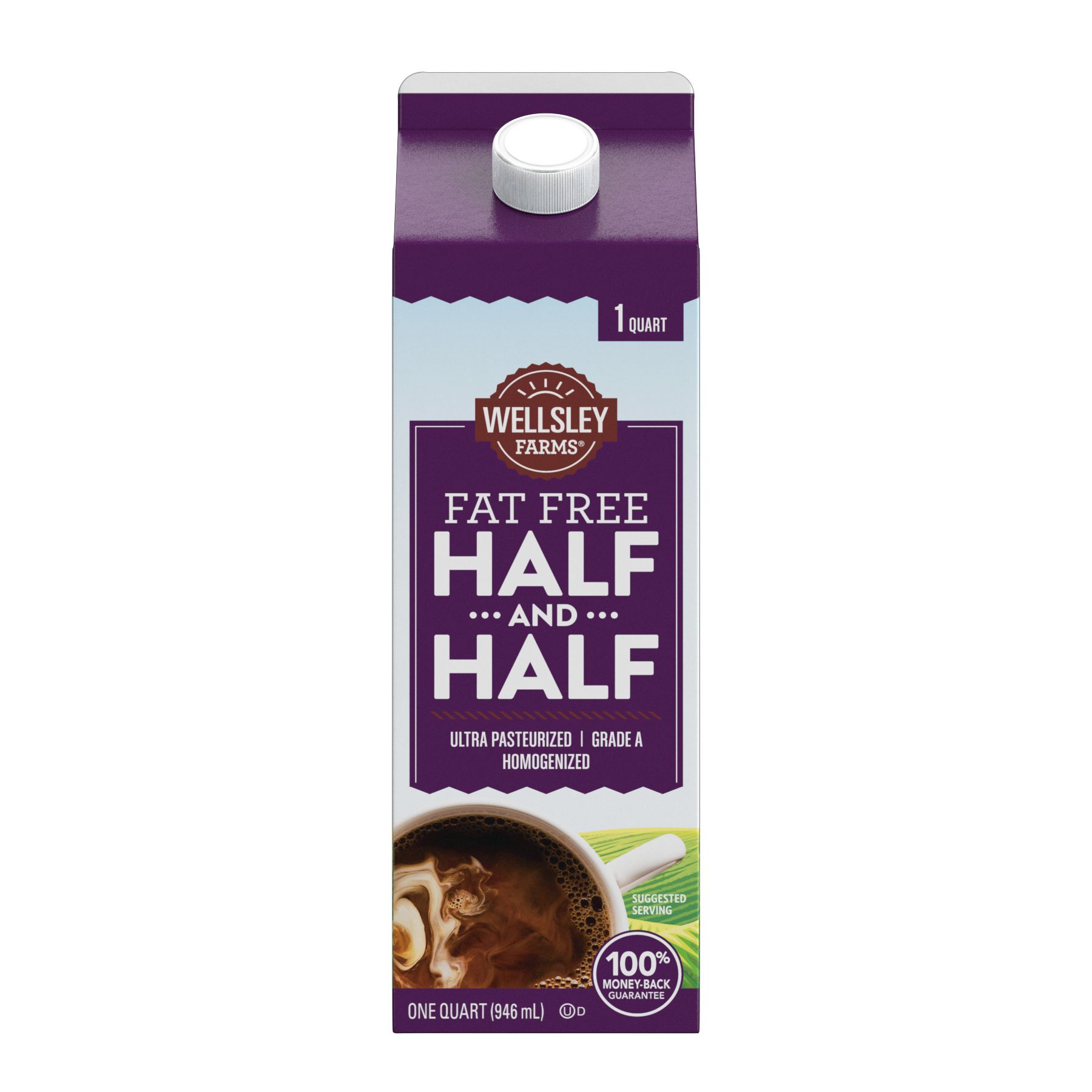 Wellsley Farms Fat Free Half And Half 32oz Bjs Wholesale Club