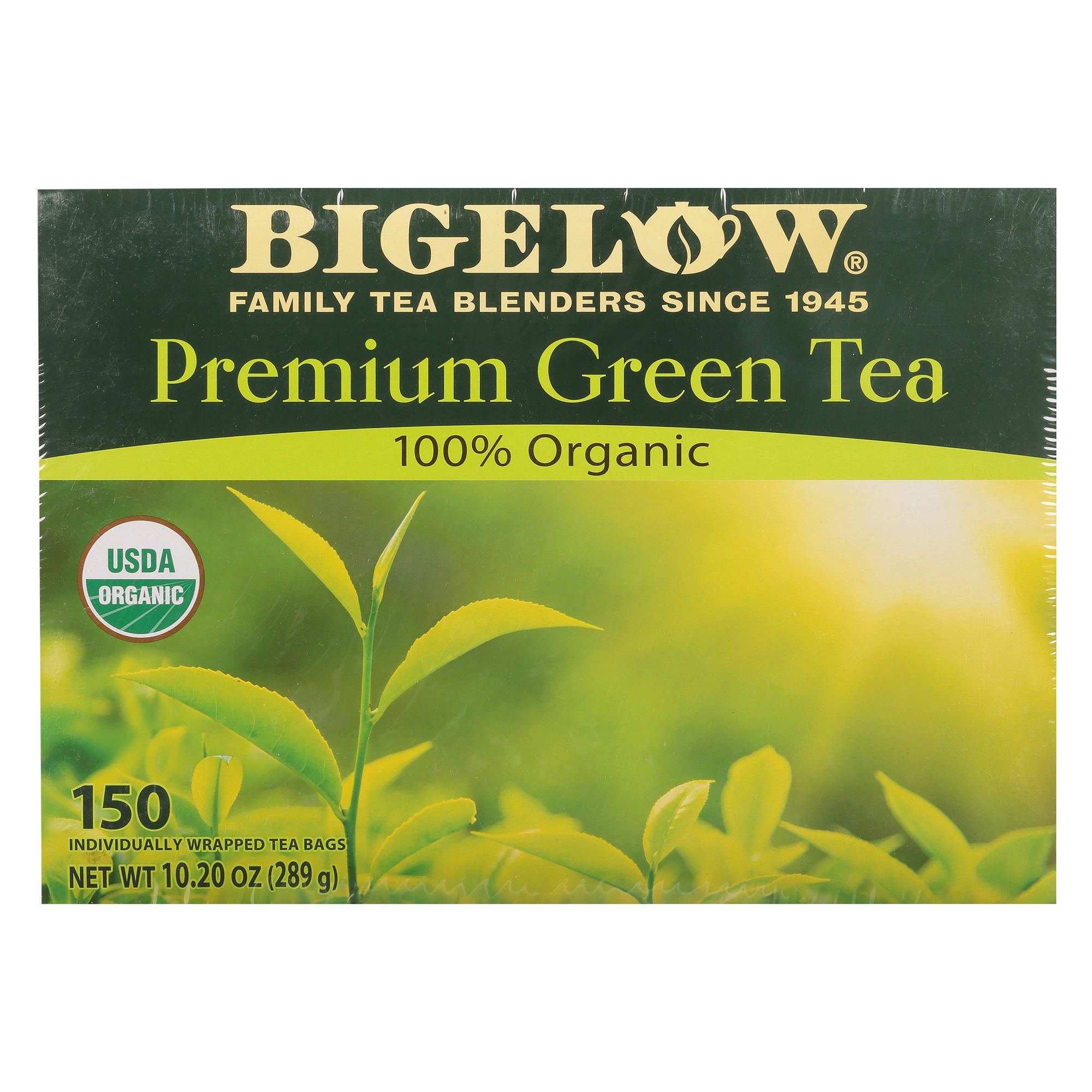 Green Tea, Organic Herbal Green Tea 50 Tea Bags