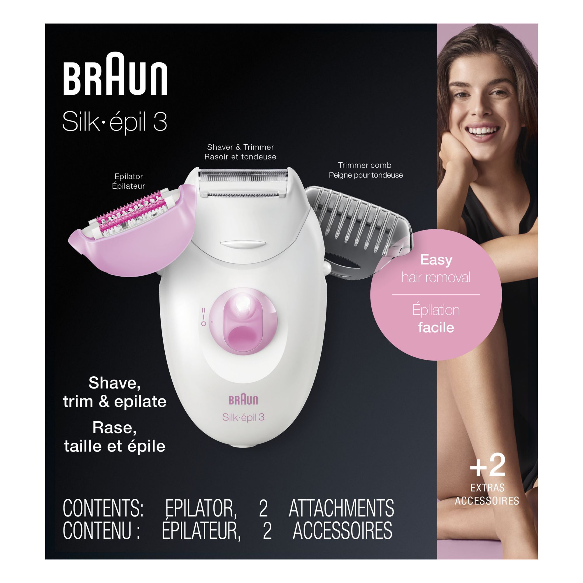 Braun Silk-epil 3 3-270 Epilator for Women