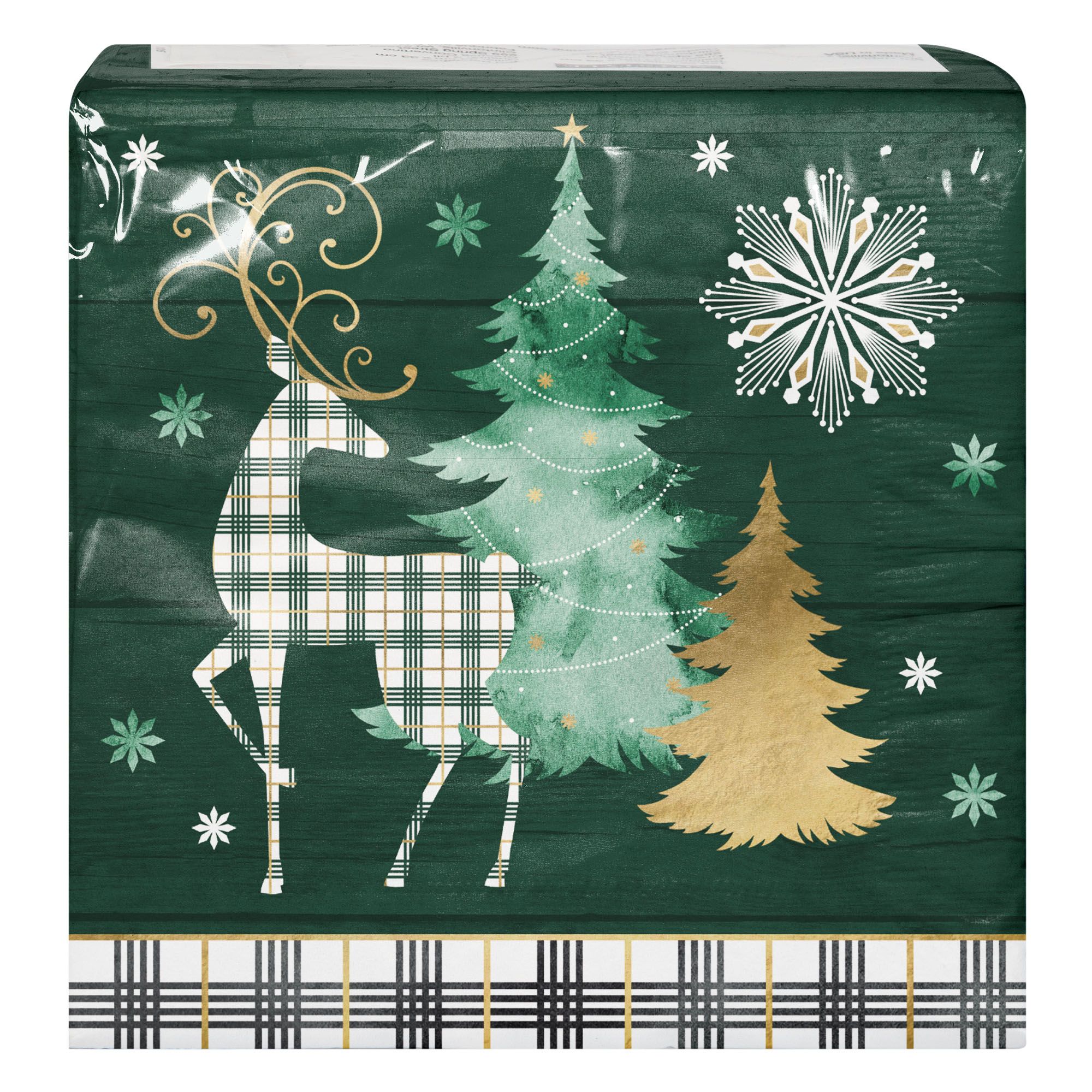 Artstyle BJ351268 'Cozy Lodge' Holiday 6" 3Ply Paper Napkins, 120 ct BJs Wholesale Club