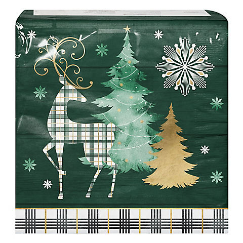 Artstyle 'Cozy Lodge' Holiday 6" 3-Ply Paper Napkins, 120 ct.