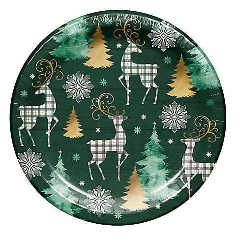 Artstyle 'Cozy Lodge' Holiday 10" Dinner Paper Plates, 40 ct.