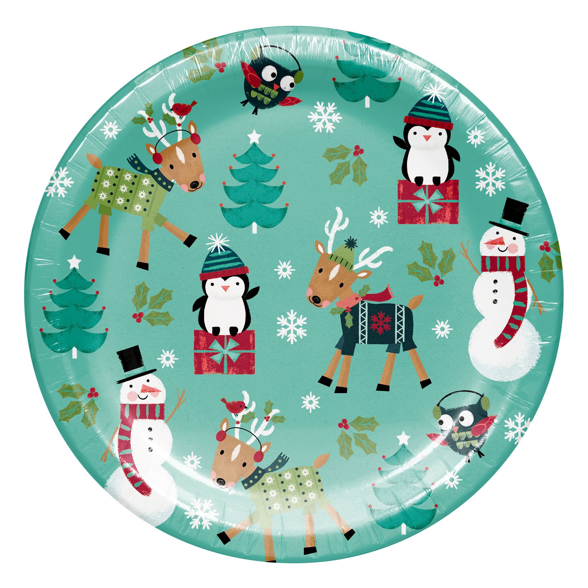 Way to Celebrate! Black Paper Dessert Plates, 7in, 24ct