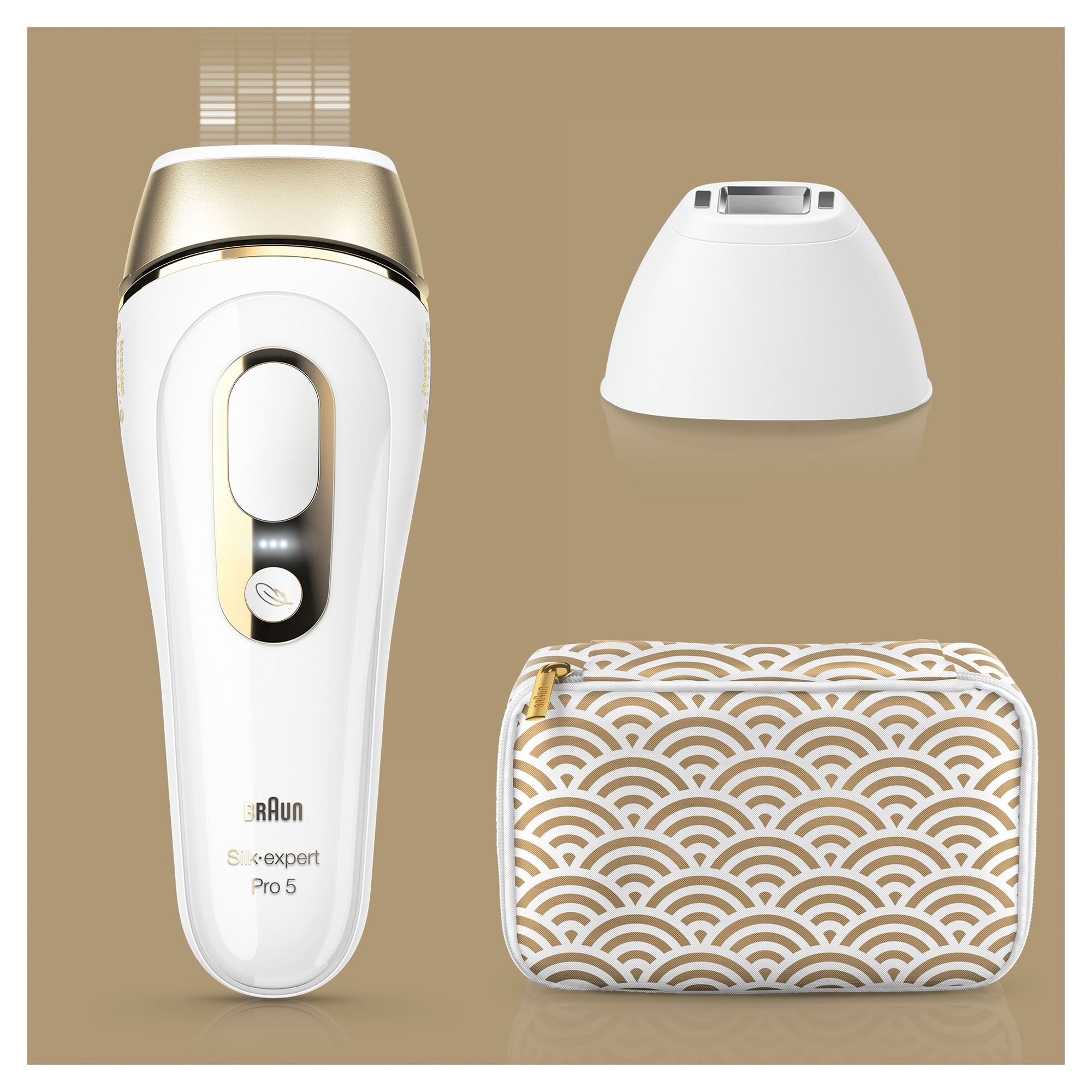 Braun Silk expert Pro 5 IPL Hair Removal System, PL5137 with Venus Swirl  Razor, FDA Cleared - White and Gold