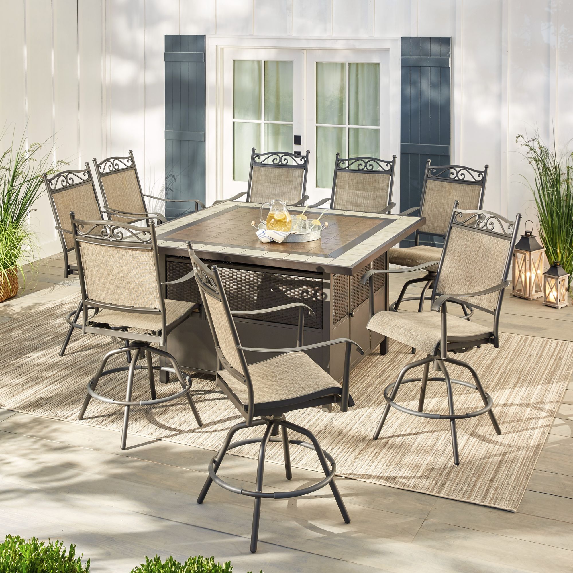 Bjs outdoor deals dining sets