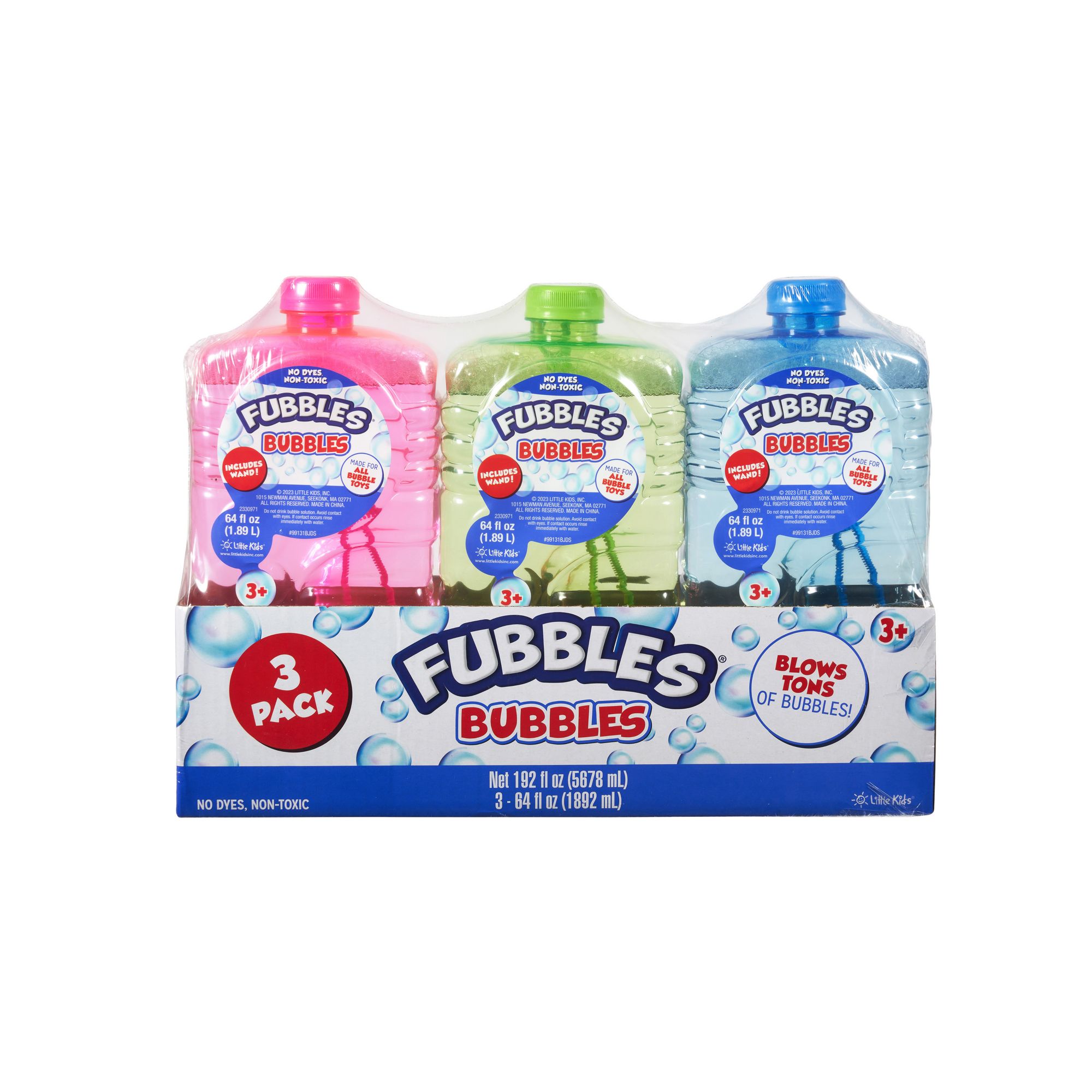 Fubbles Bubbles, 3 pk./ 64 oz.