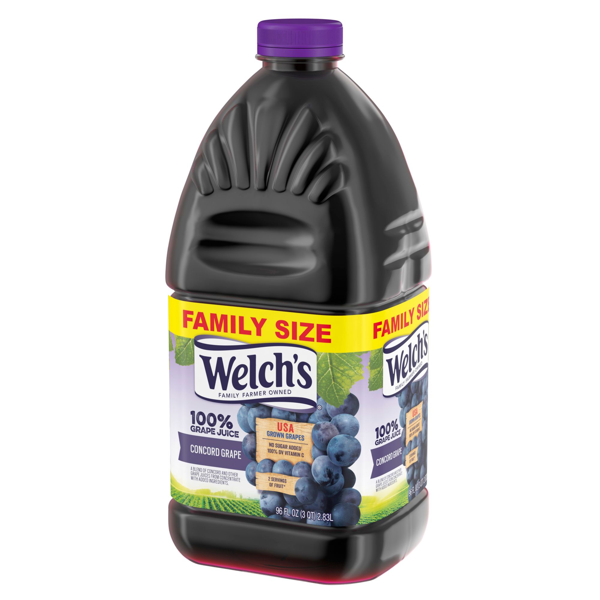 Welch's Grape 100% Juice 24 oz. Glass Bottle, Grape