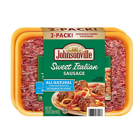 Johnsonville Sweet Italian Ground Sausage, 32 oz.