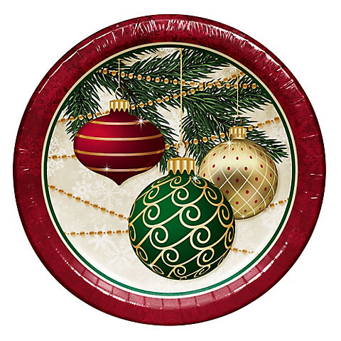 Artstyle 'Decorate The Tree' Holiday 10" Dinner Paper Plates, 40 ct.