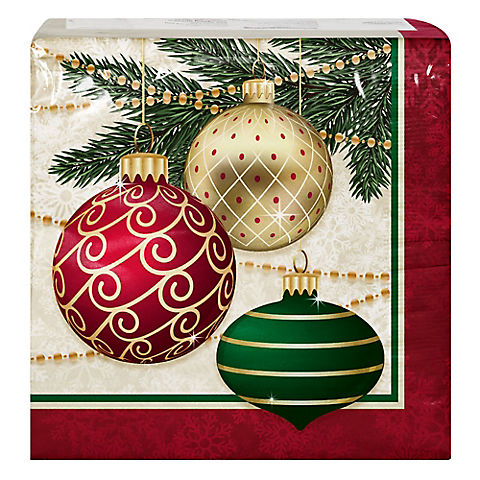 Artstyle 'Decorate The Tree' Holiday 6" 3-Ply Paper Napkins, 120 ct.