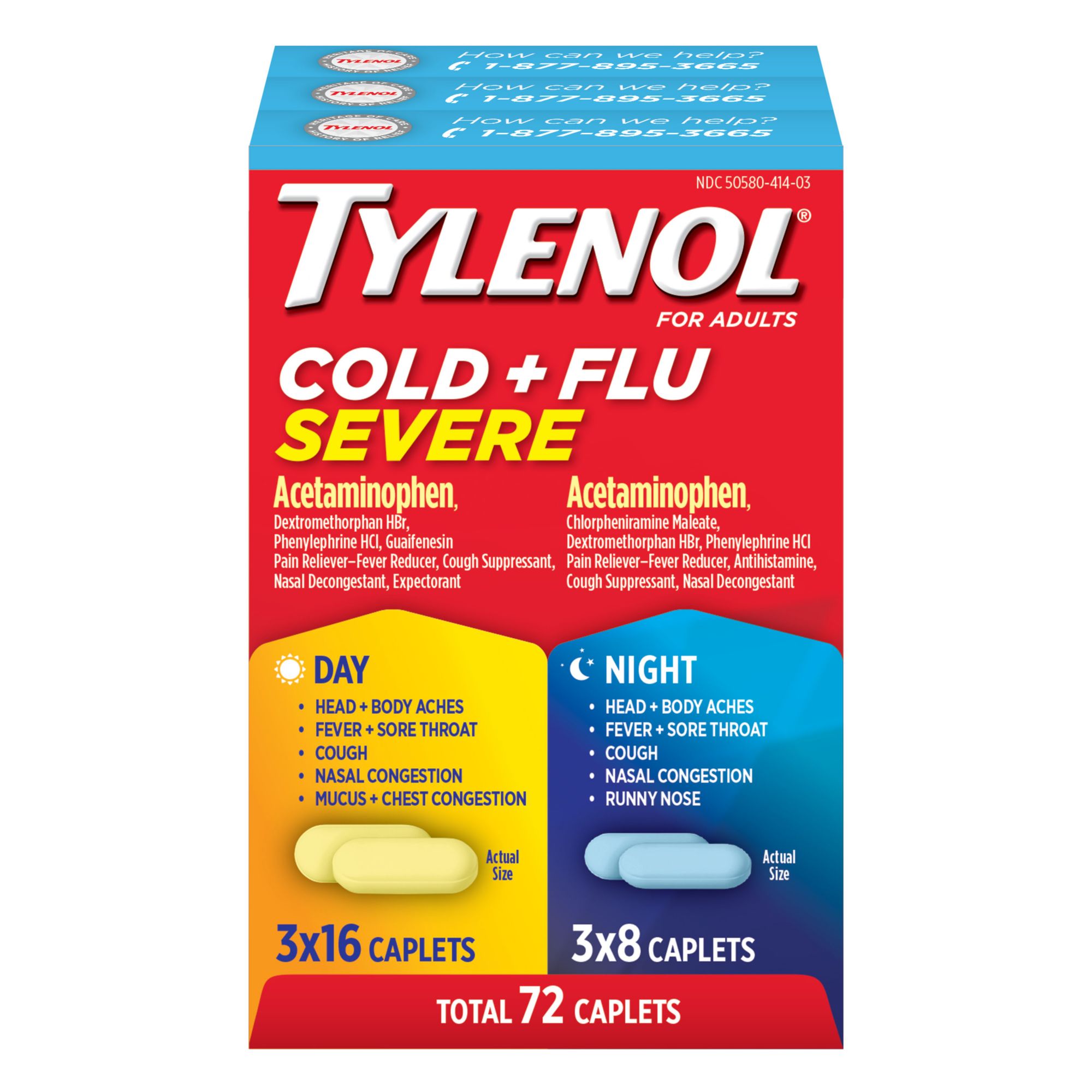 Tylenol Cold and Flu Severe Day and Night Combo Pack