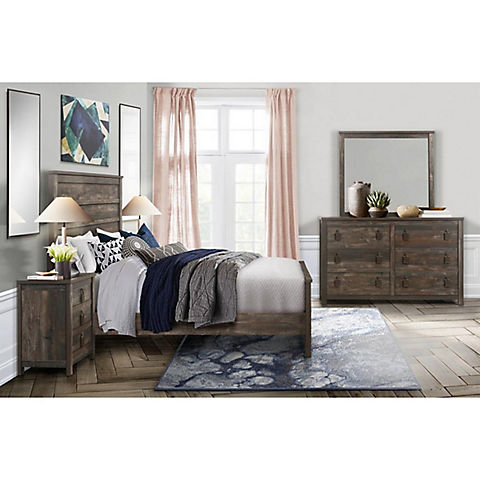 Global Furniture Harlow Queen Bedroom Collection with White Glove Delivery