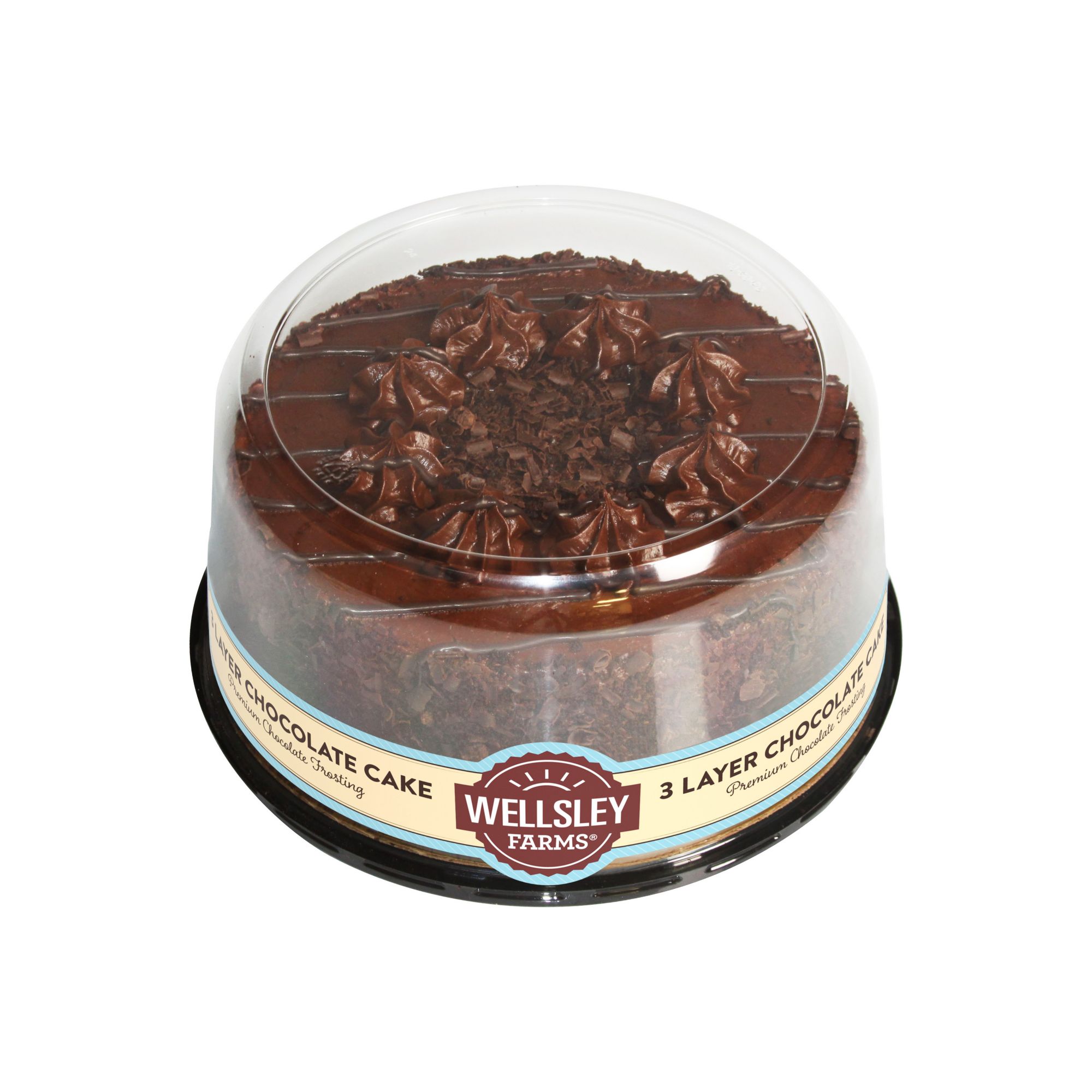 Wellsley Farms 3 Layer Chocolate Cake, 49 oz. | BJ's Wholesale Club