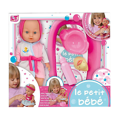 Loko Toys Le Petite Baby doll Bath time and Potty Playset