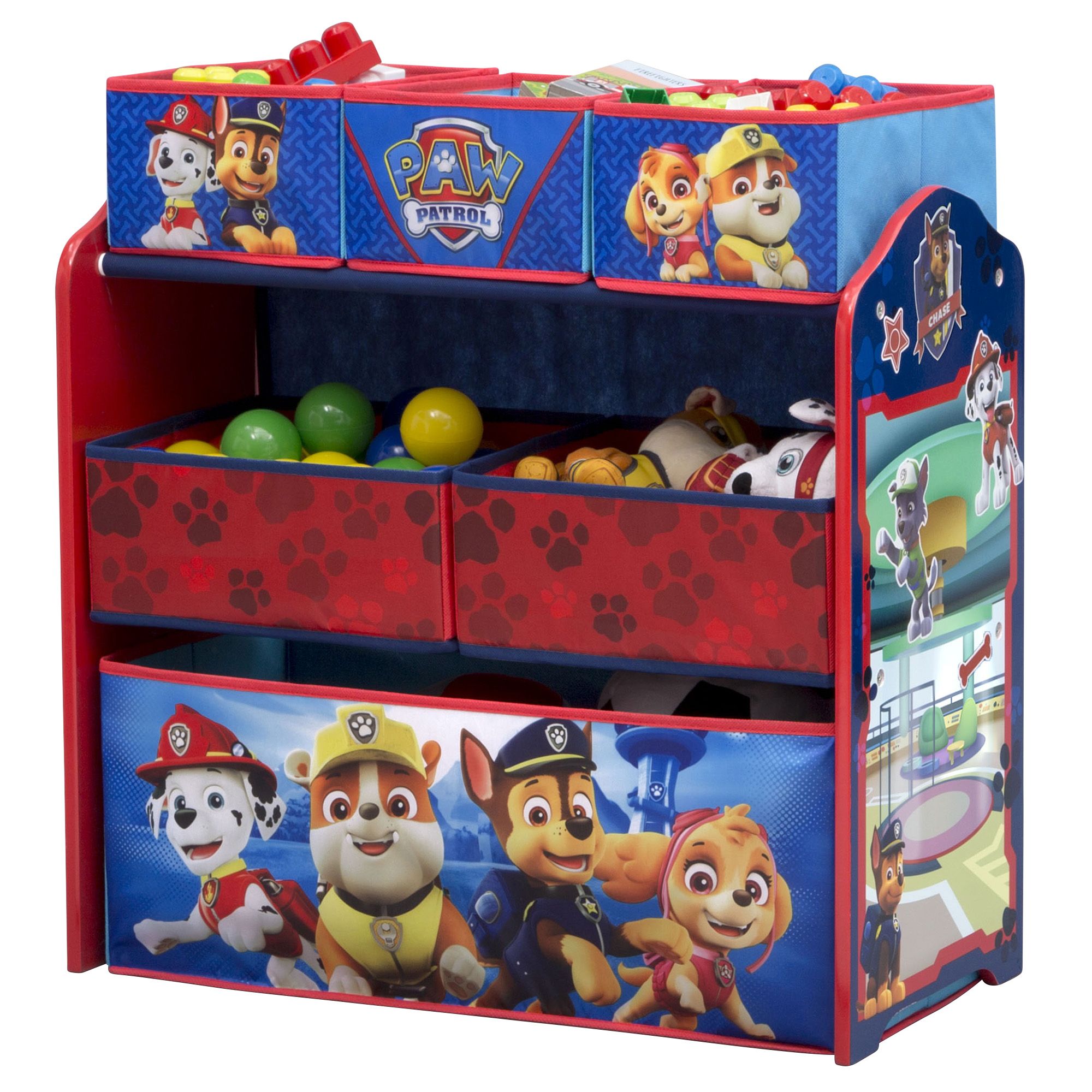 Paw patrol cheap toy shelf