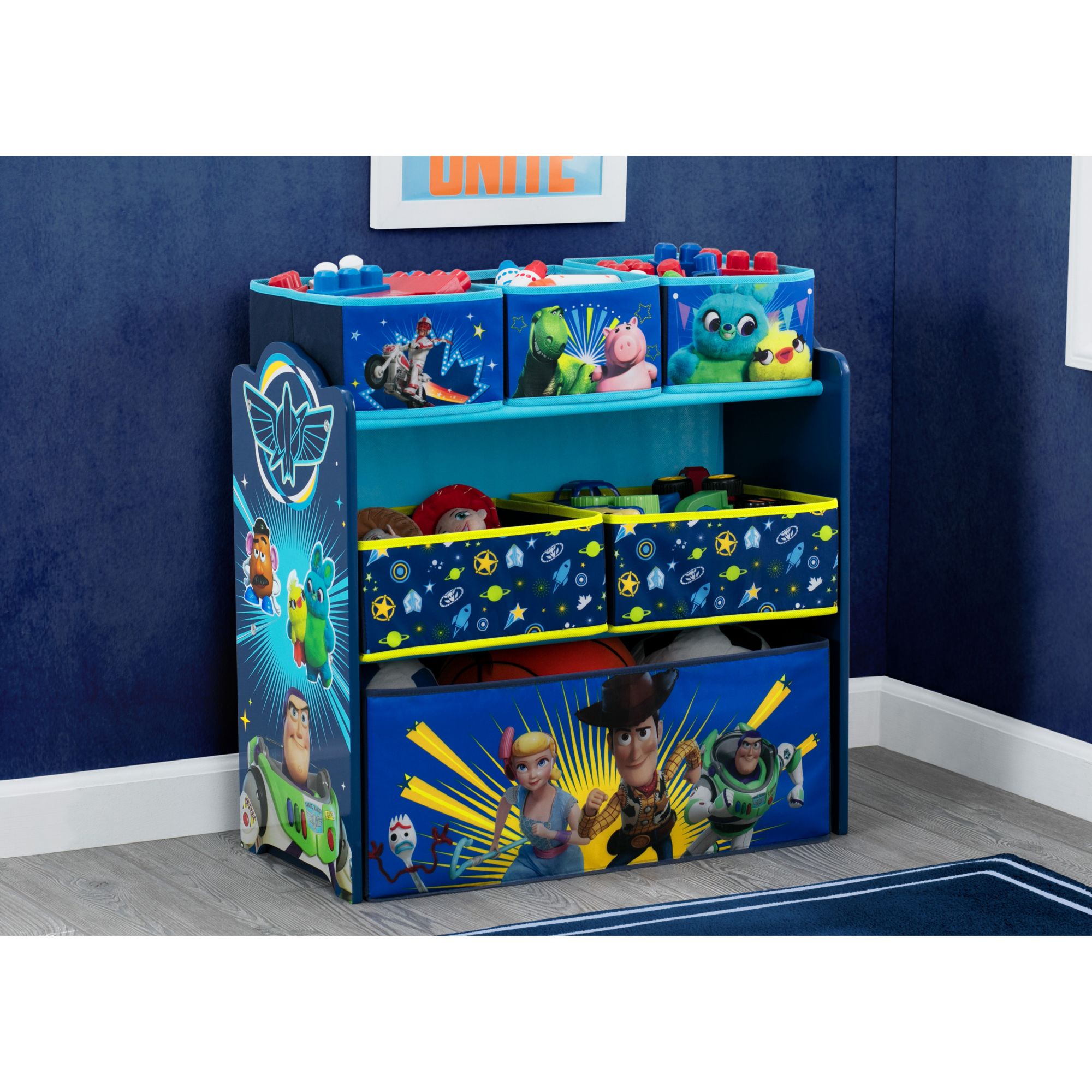 Jtj Sourcing  Blue Plastic Toy Organizers and Storage Toy Chest