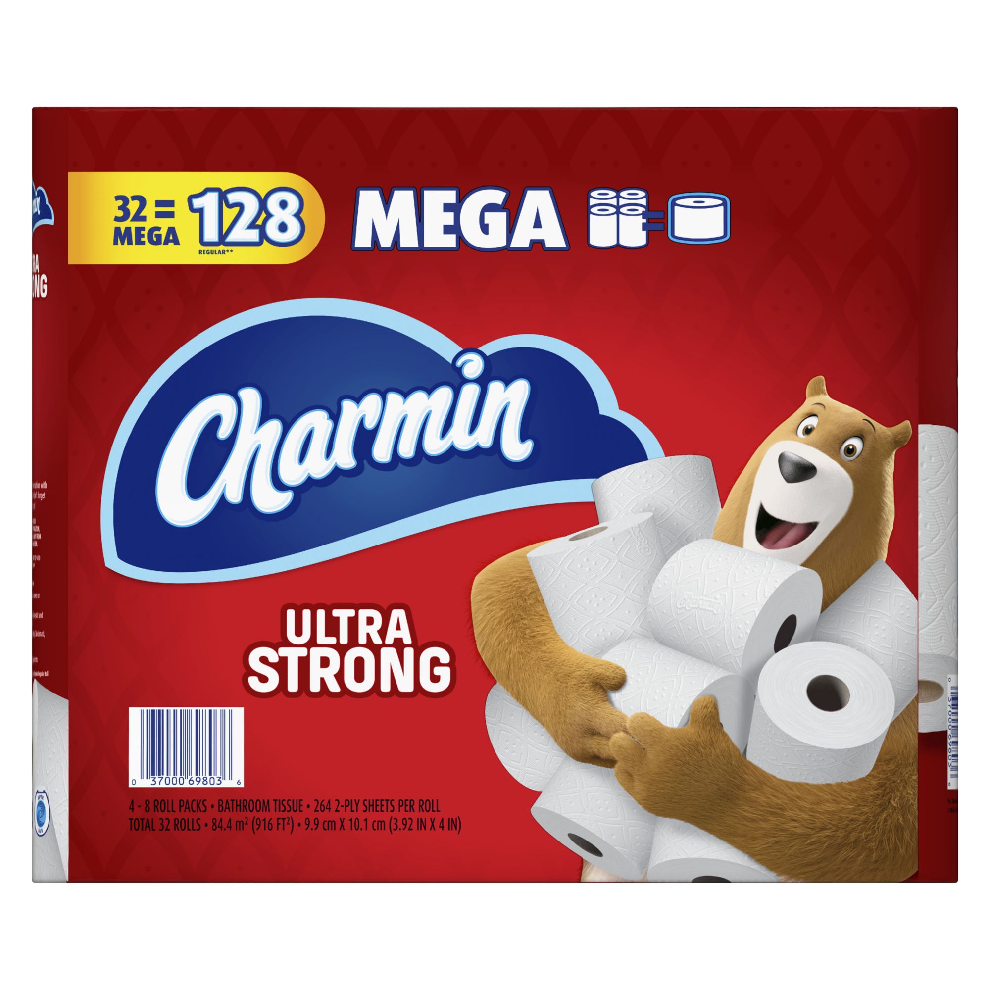 Charmin Ultra Strong Mega Roll Toilet Paper, 32 ct. - BJs Wholesale Club