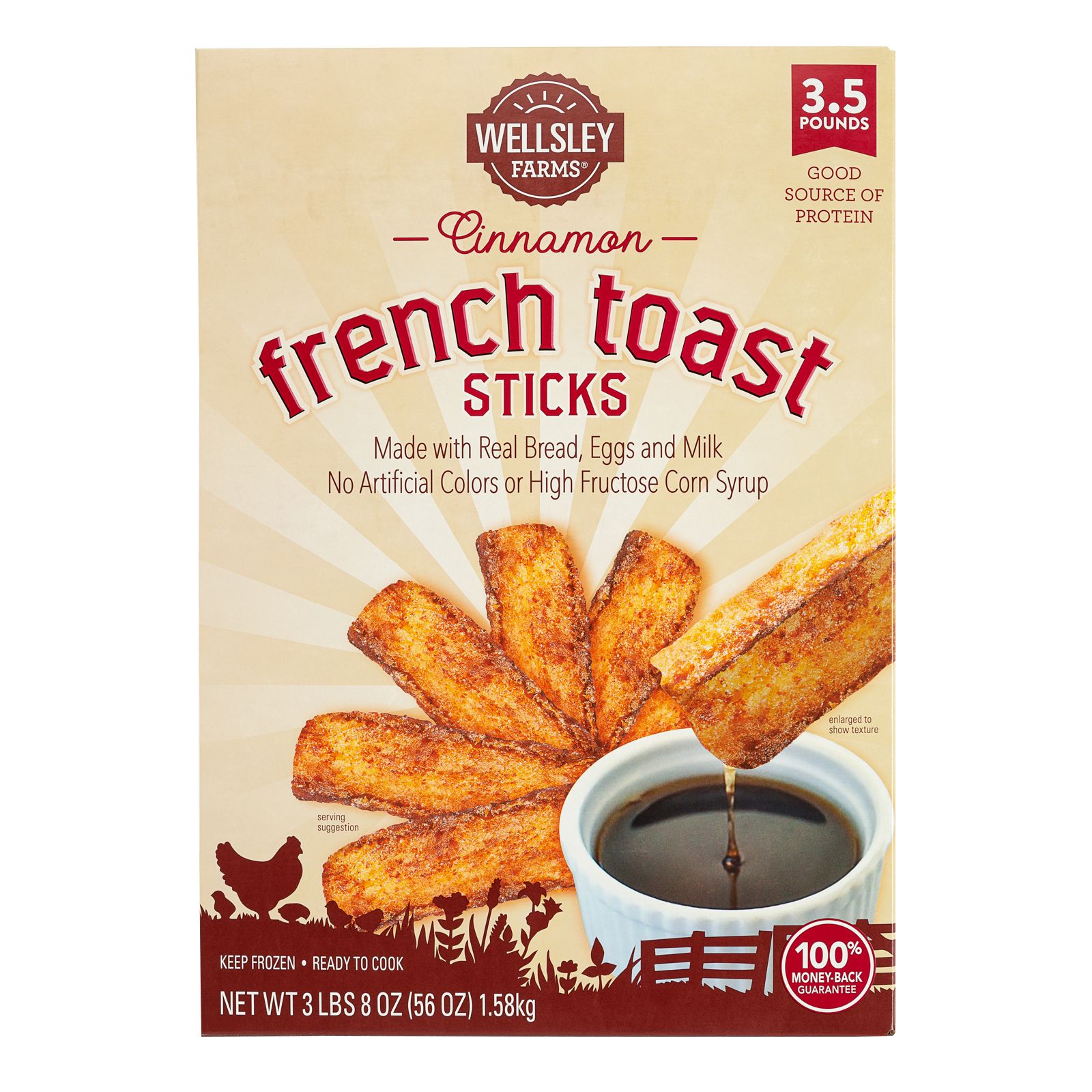 Wellsley Farms Cinnamon French Toast Sticks, 3.5 lbs. | BJ's Wholesale Club