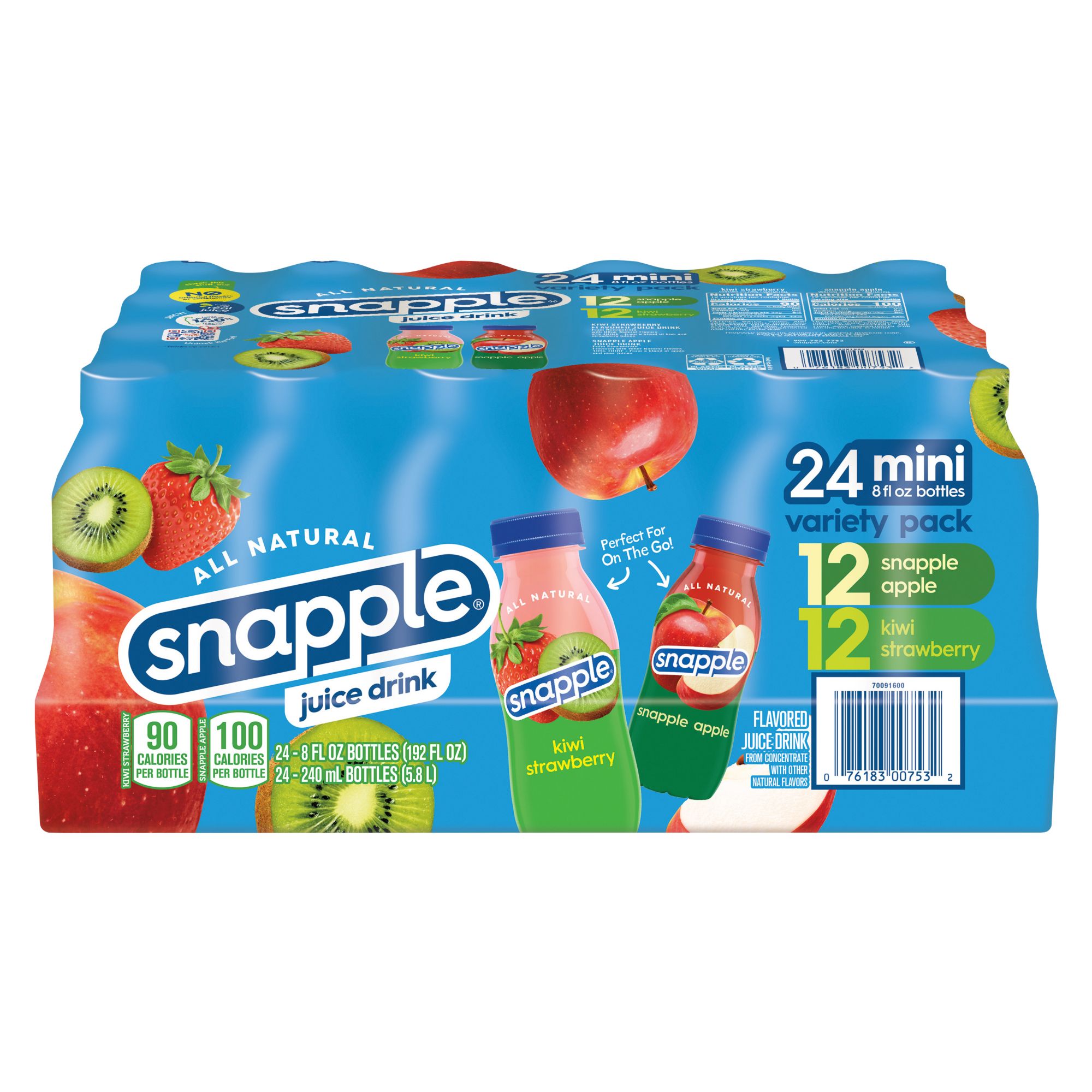 Snapple Juice Drink Variety Pack, 24 ct.