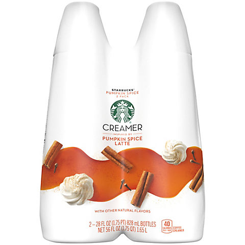 Starbucks Pumpkin Spice Latte Creamer, 2 count