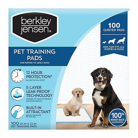 Berkley Jensen Pet Training Pads, 100 ct.