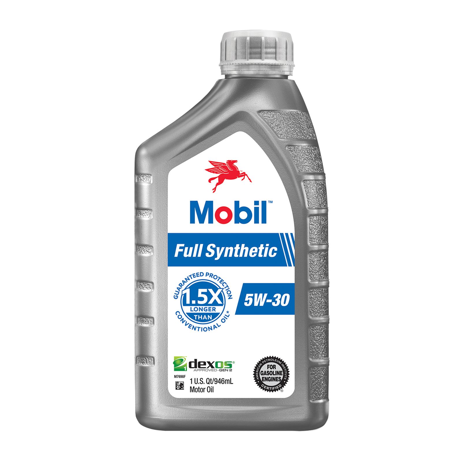 Mobil Full Synthetic Motor Oil 5W-30, 6 pk./1 qt.