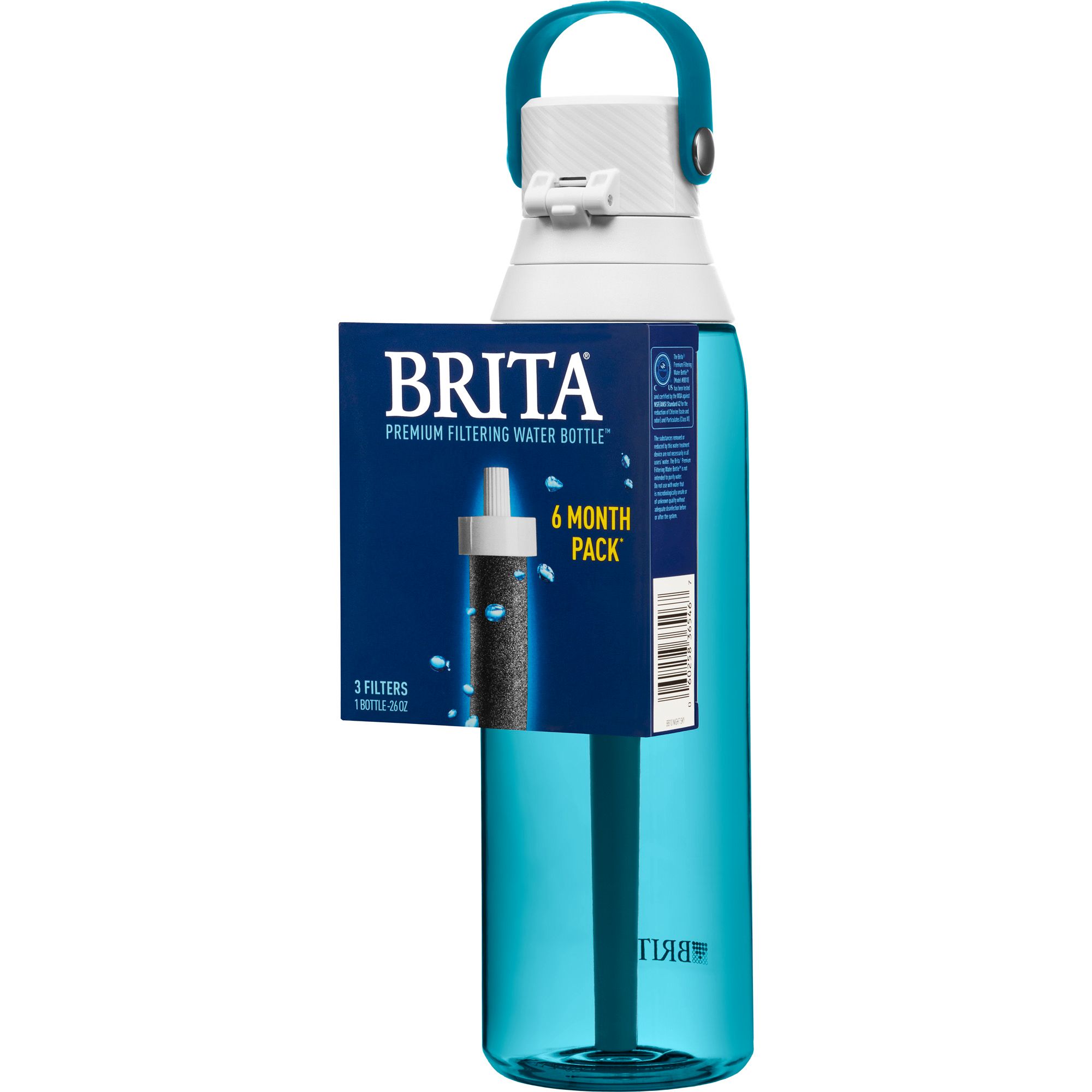 Brita Water Bottle, Premium Filtering, 26 Ounce