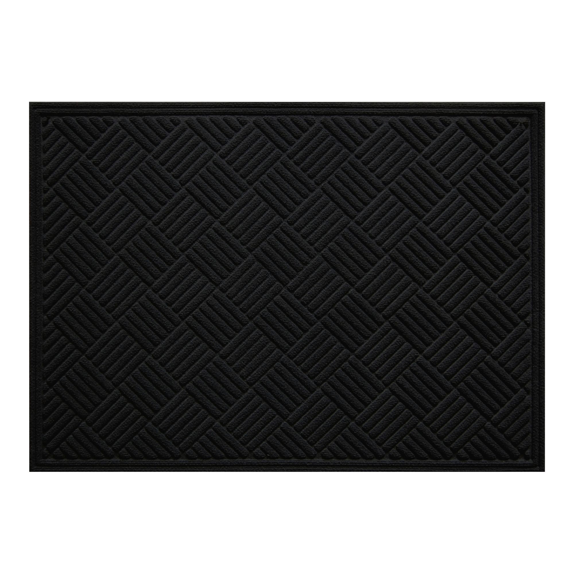 Stepguard 3' x 4' Contours Parquet Charcoal Mat