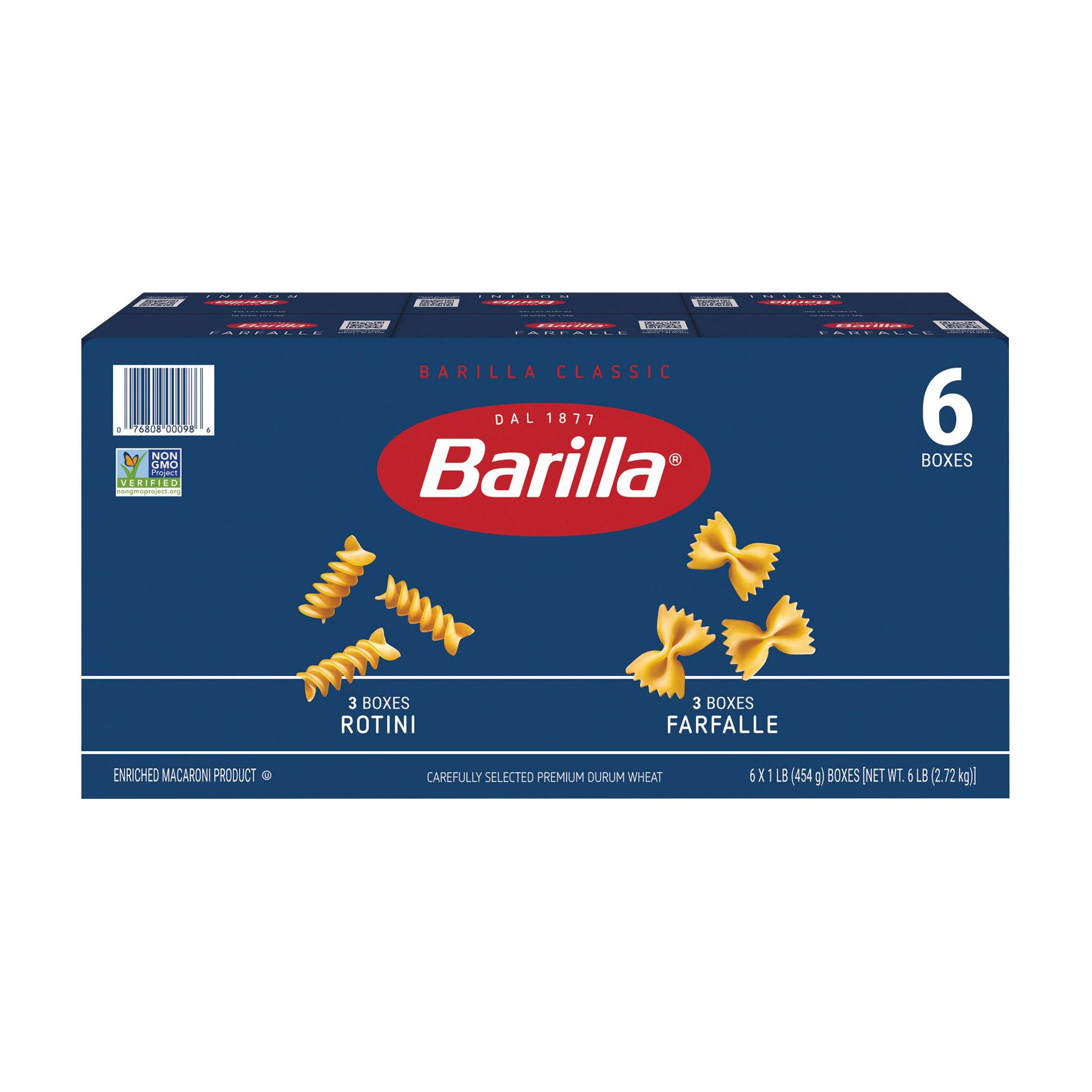 Barilla Rotini Pasta, Farfalle | and 6 BJ\'s pk./16 Wholesale Club oz