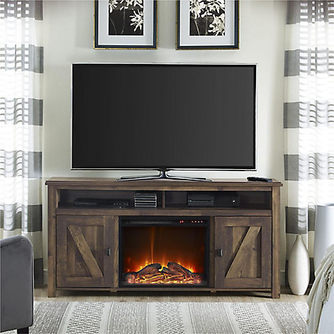 Ameriwood Home Farmington Electric Fireplace TV Console for TVs up to 60"