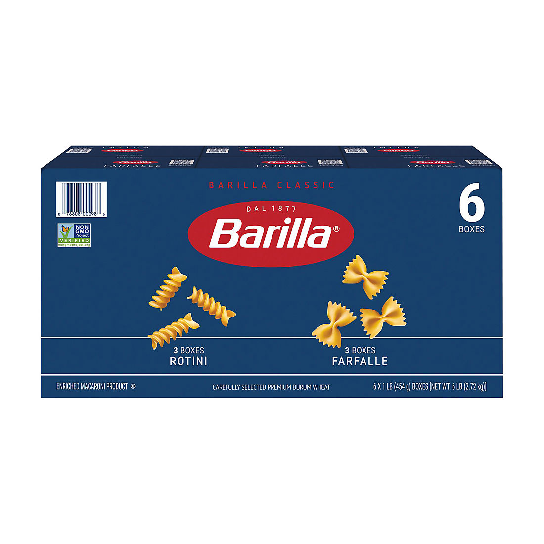 and Barilla 6 Pasta, oz. pk./16 Farfalle | Club Rotini Wholesale BJ\'s