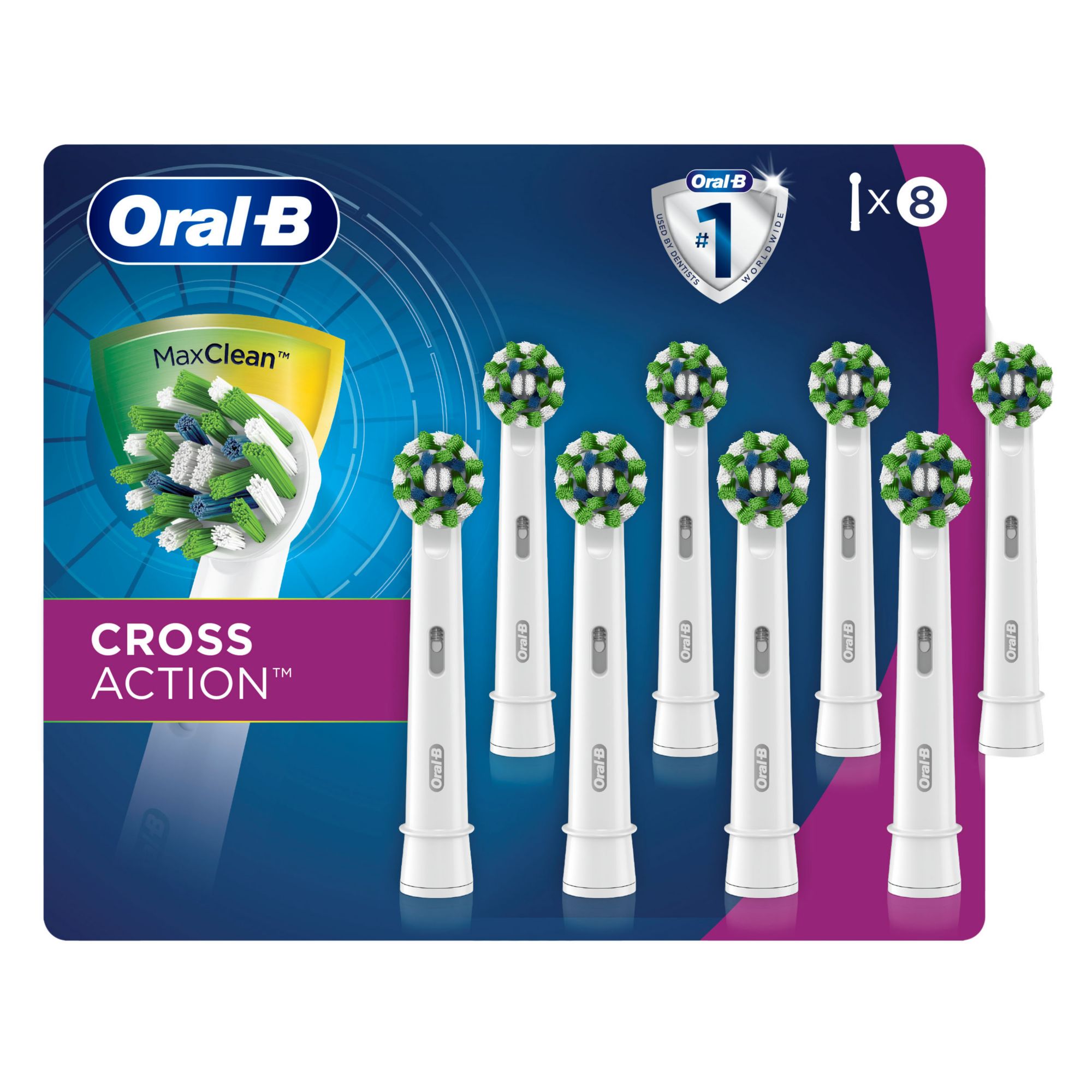 Oral-B Cross Action Toothbrush Replacement Refills, 6 ct 