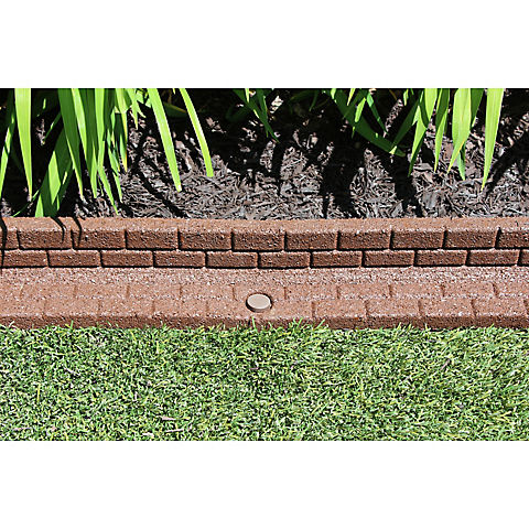 Rubberific Brickface Rubber Landscape Edging, 2 pk. -Brown