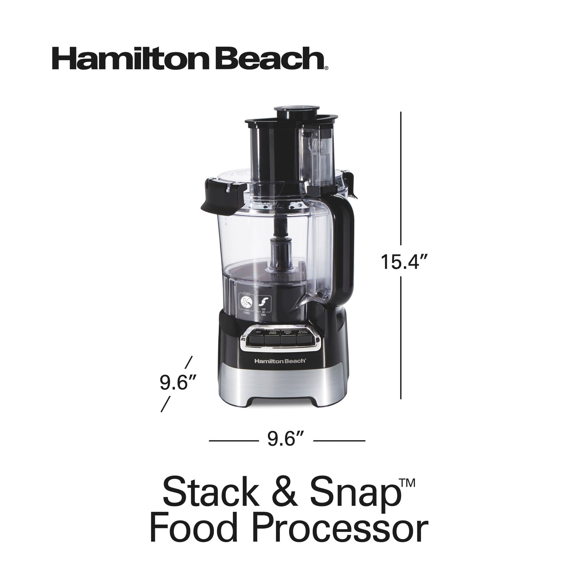 Hamilton Beach 10 Cup Food Processor- Stainless 70760