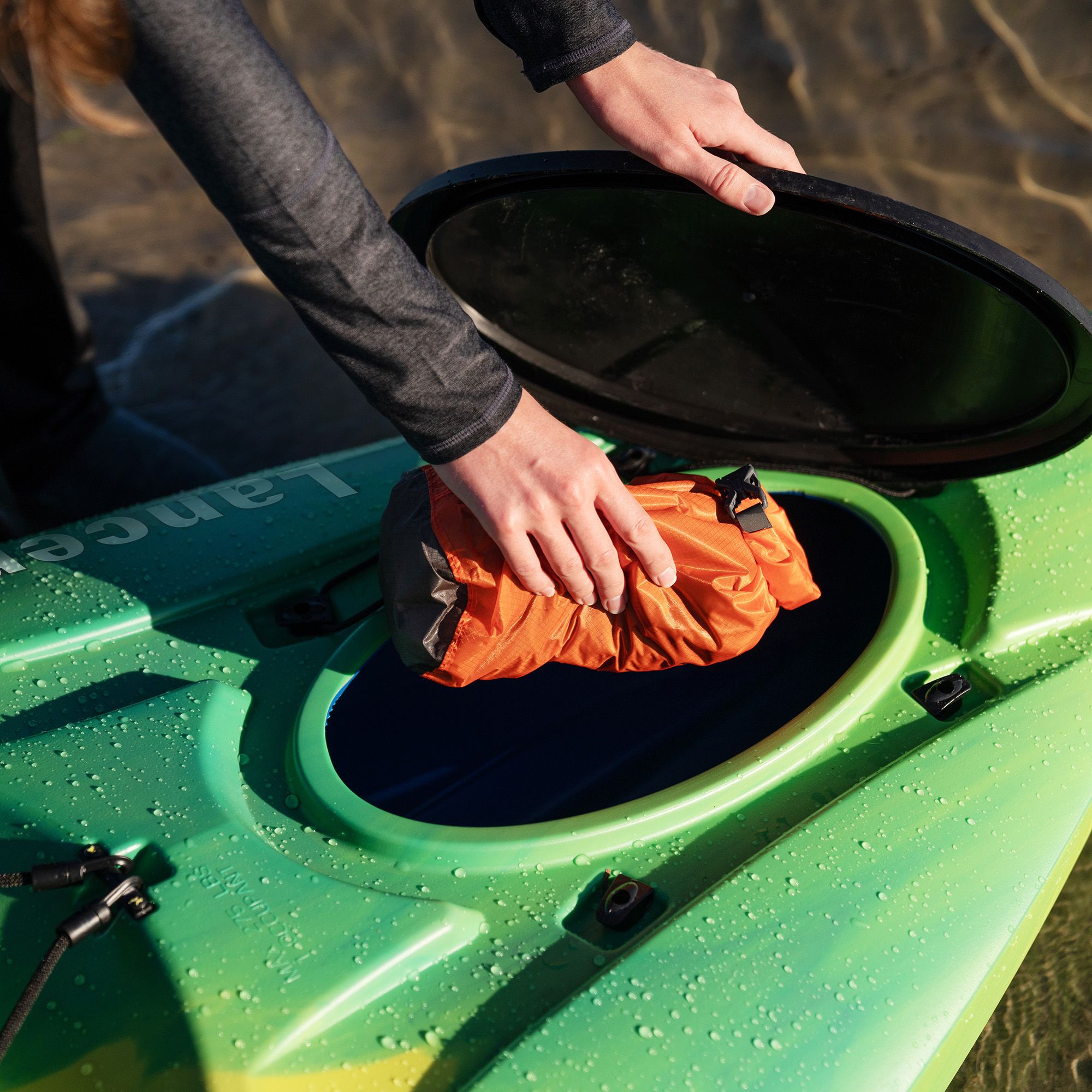 Lifetime Lancer 10 ft Sit-Inside Kayak, Orange (90817) 