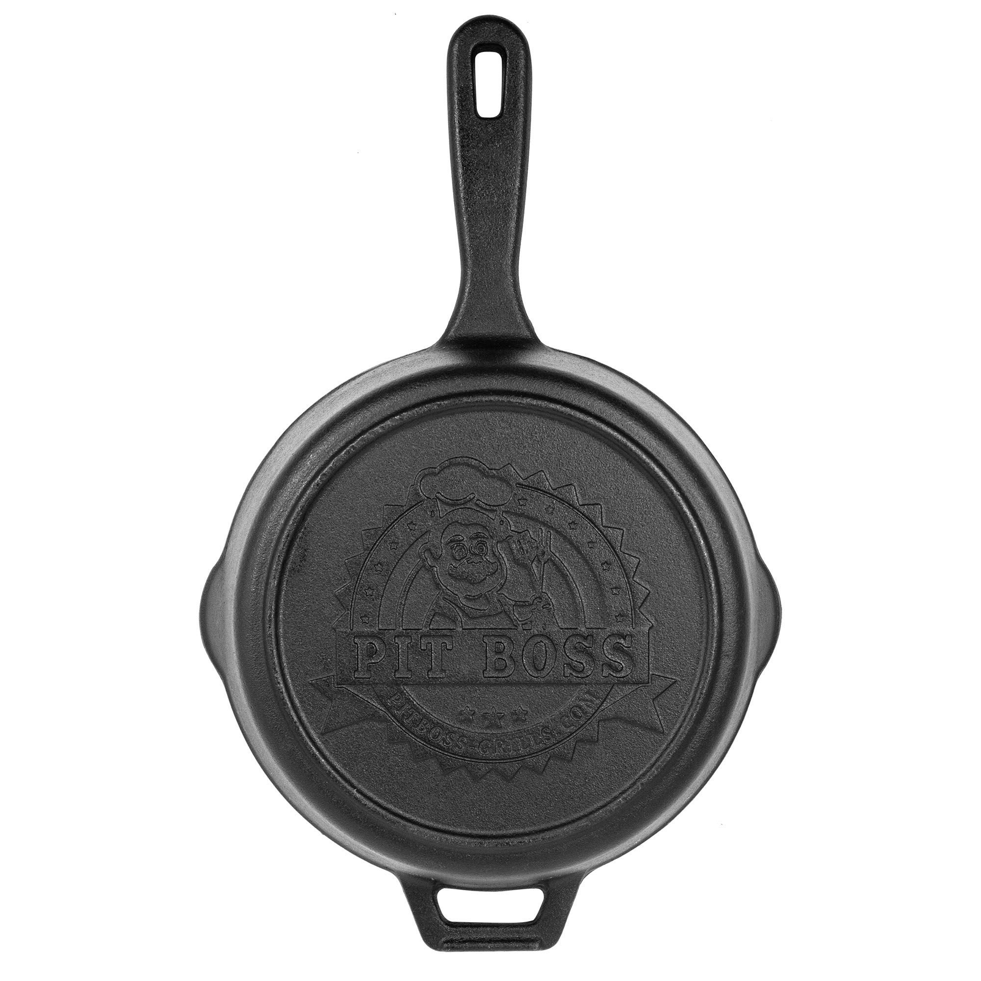 Lodge Cast Iron Pre-Seasoned Deep Skillet with Iron Cover and
