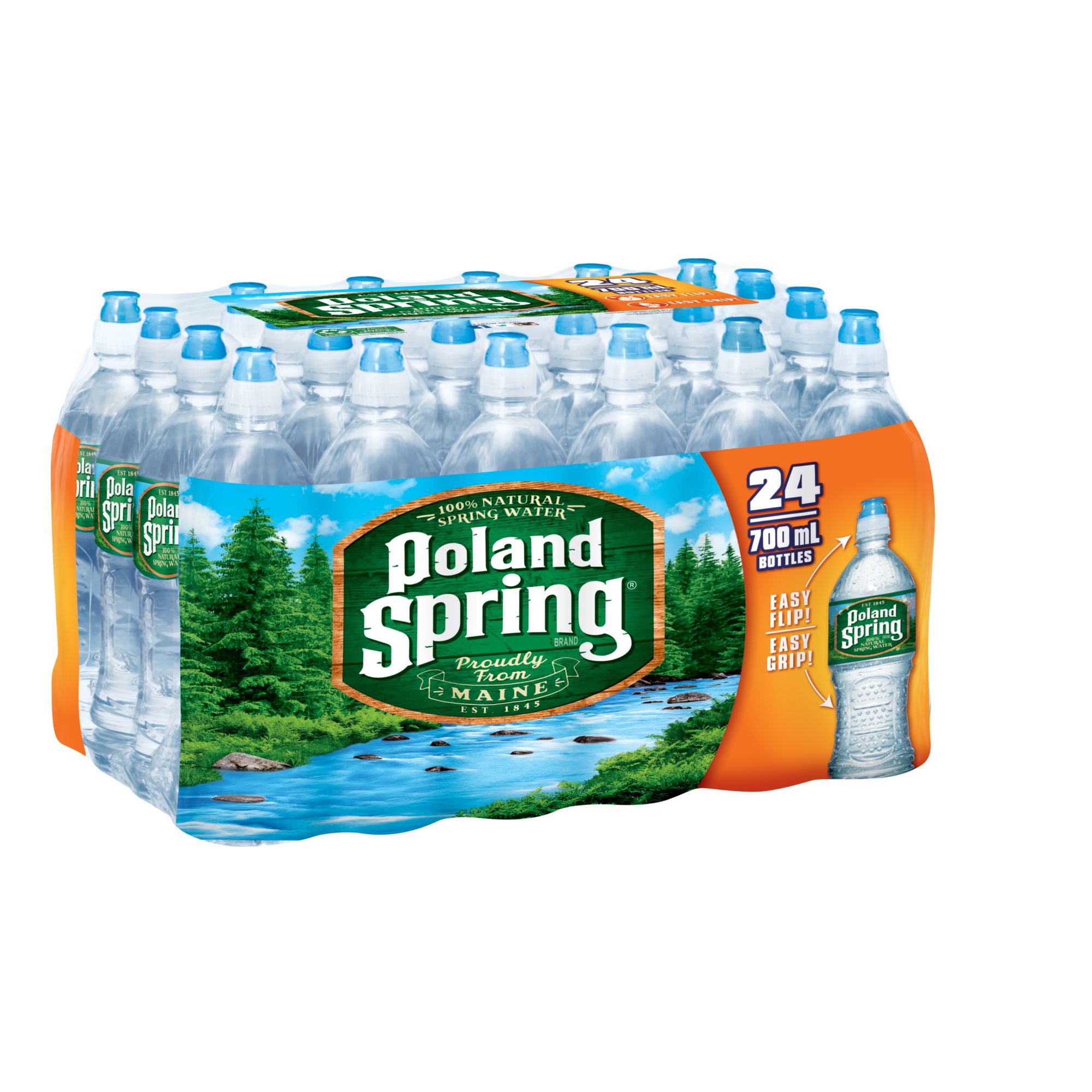 Poland Spring Water - Flip Top Bottles