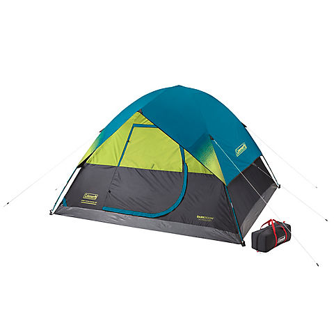 Coleman Dark Room 6-Person Dome Camping Tent with Fast Pitch Setup