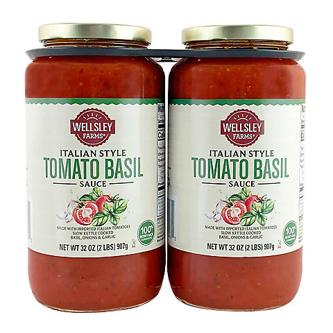 Wellsley Farms Tomato Basil Sauce, 2 ct.