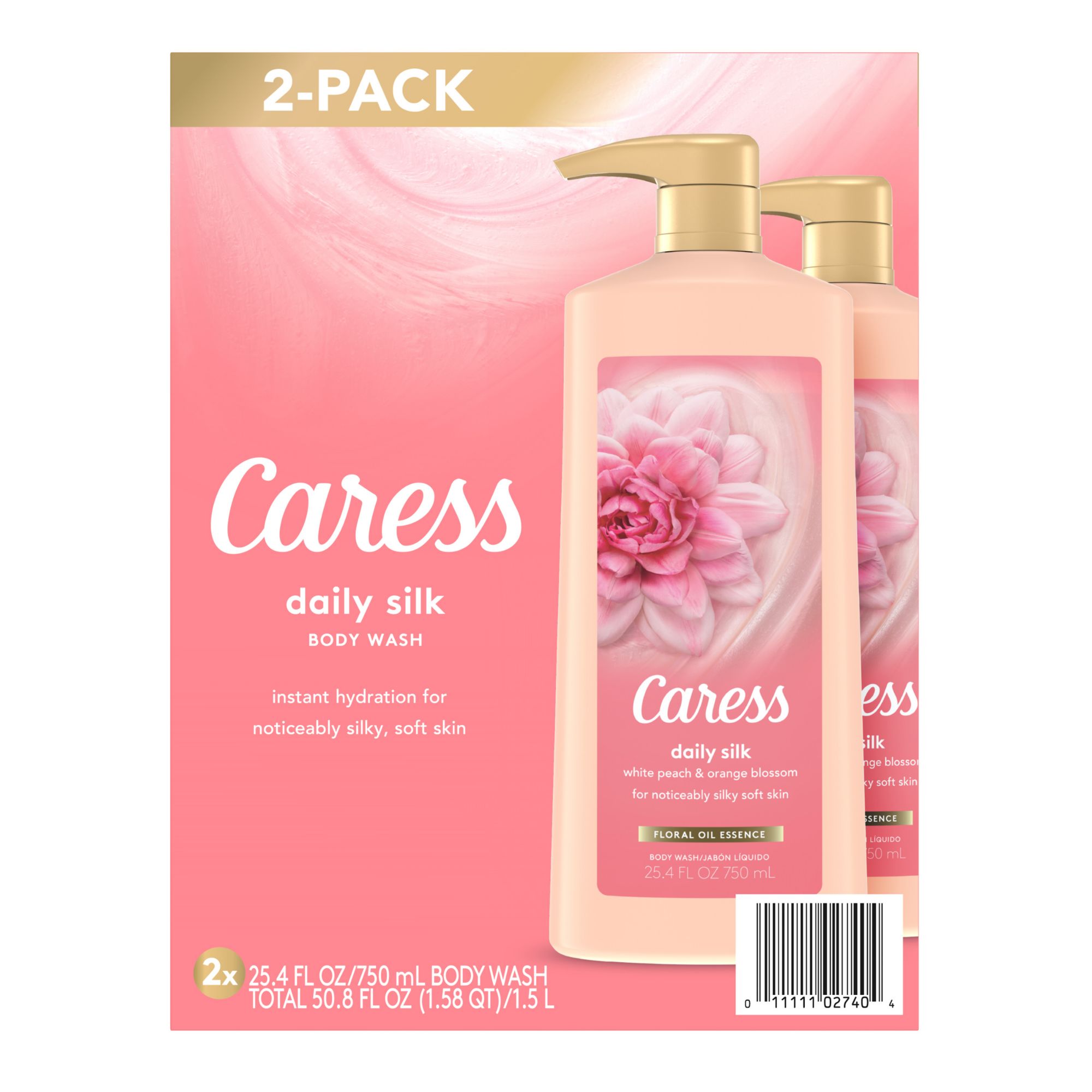 Caress Body Wash Daily Silk with Pump 2 ct. BJ s Wholesale Club