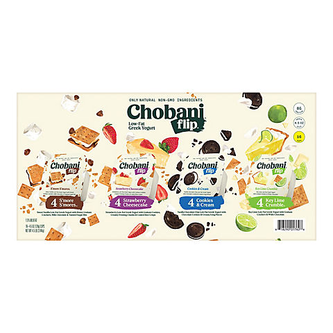 Chobani Flip 4 Flavor Variety Pack, 16 ct.