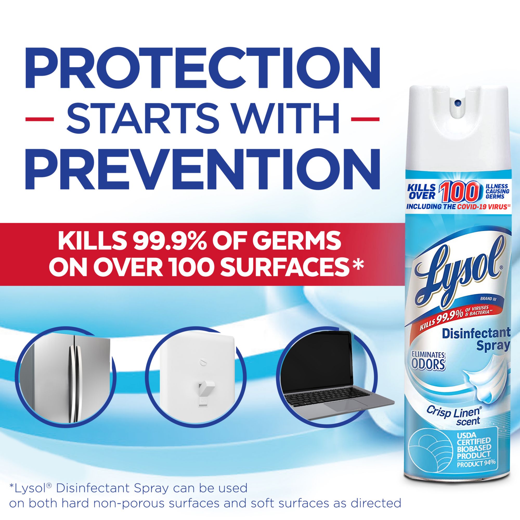 Lysol Desinfectante Spray 19 Onzas – Do it Center