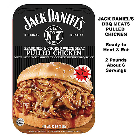 Jack Daniel's Seasoned & Cooked Pulled Chicken, 32 oz.
