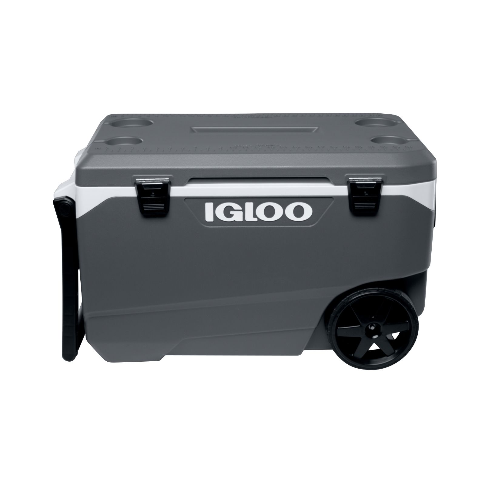 Igloo Latitude 90-Qt. Roller Cooler - Carbonite