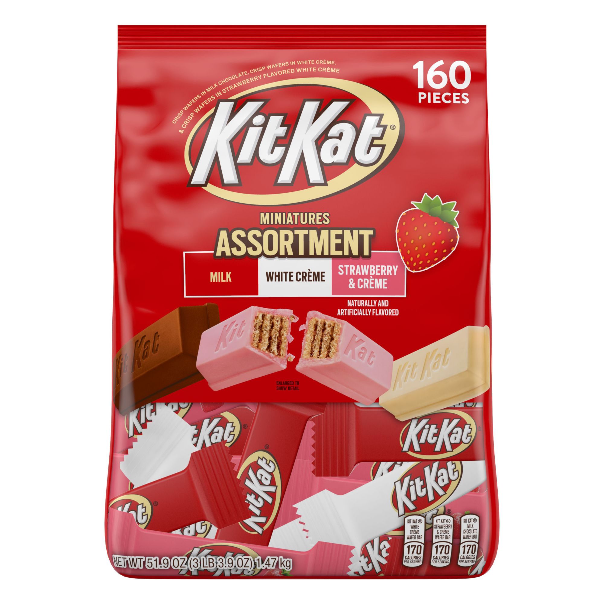 Kit Kat Miniatures Assortment Stand Up Bag, 51.9 oz.