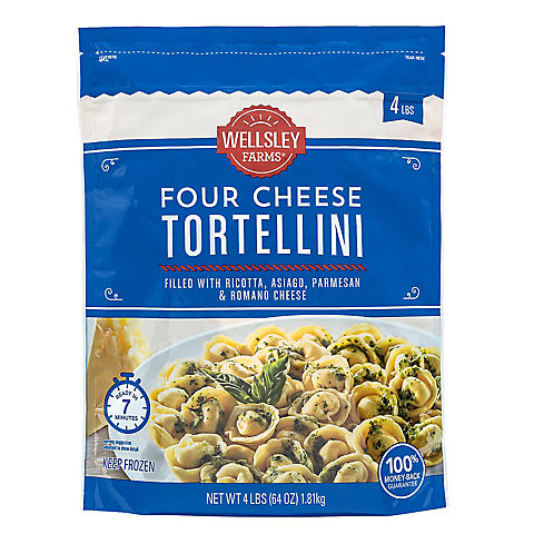 Wellsley Farms Four Cheese Tortellini, 4 lbs.