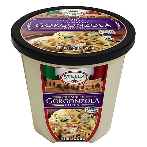 Stella Crumbled Gorgonzola, 12 oz.