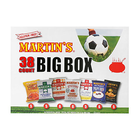 Martin's Big Box Variety Snacks, 38 ct.