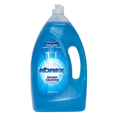Korex Fresh Scent Dishwashing Liquid, 60 oz.